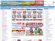 Simply Supplements website